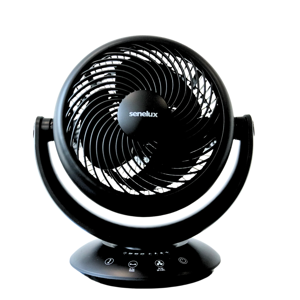 Senelux 8 Zoll Kühlventilator mit Fernbedienung, automatische Oszillation