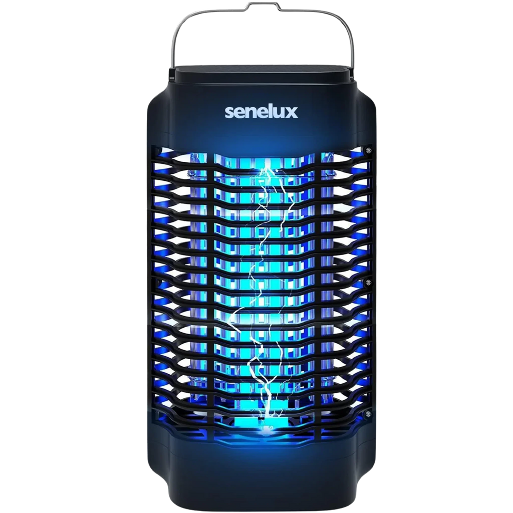Senelux Matainsectos Eléctrico para Interiores y Exteriores 18W, 4200V Trampa para Insectos Voladores Plagas y Mosquitos